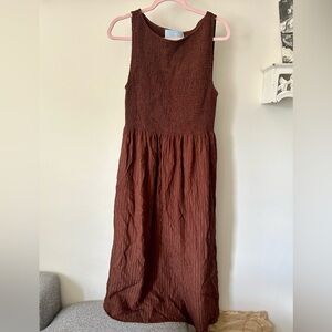 Hill House Nap Dress in Brown size L
